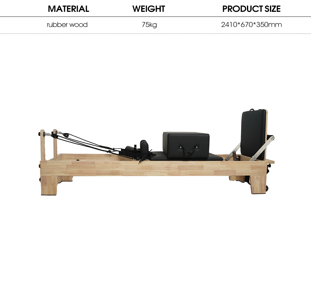 Новый дубовый риформер Bad со встроенной подставкой для ног Новый дубовый риформер Bad со встроенной подставкой для ног