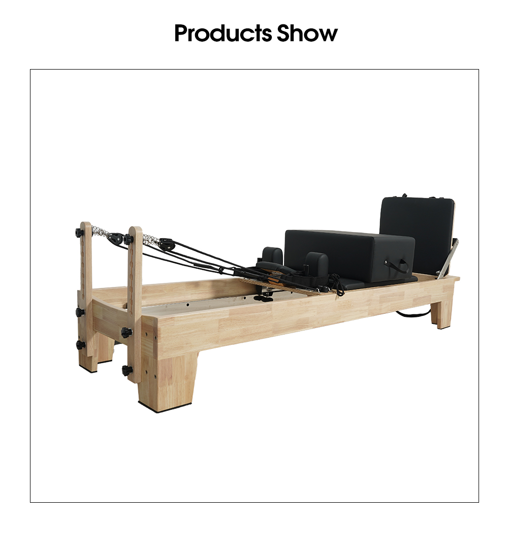 Новый дубовый риформер Bad со встроенной подставкой для ног Новый дубовый Риформер Bad со встроенной подставкой для ног