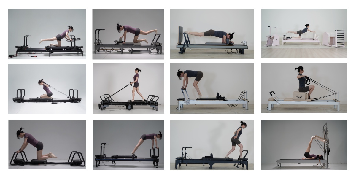 Многофункциональный большой тренажер для пилатеса Reformer