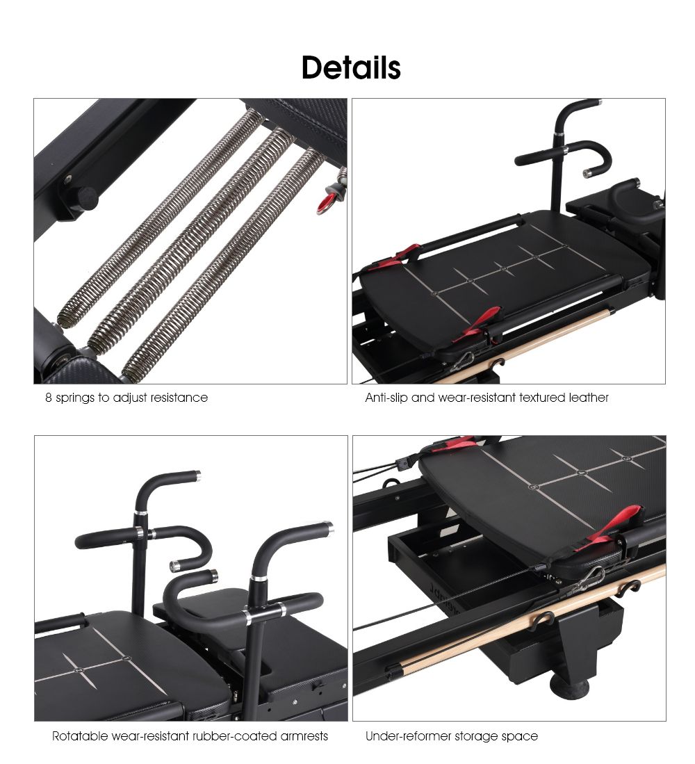 Тренажер для пилатеса с вращающимися ручками Тренажер для пилатеса с вращающимися ручками